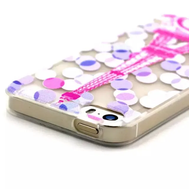 Мода росписью мультфильм любовь сердца совы слон шаблон чехол для iPhone 5 5S SE