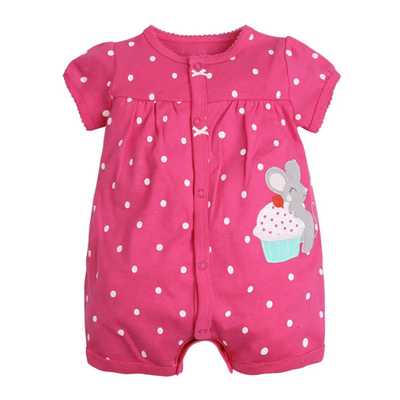 Бренд ребенка комбинезон летняя одежда для маленьких девочек 2017 г. мальчиков