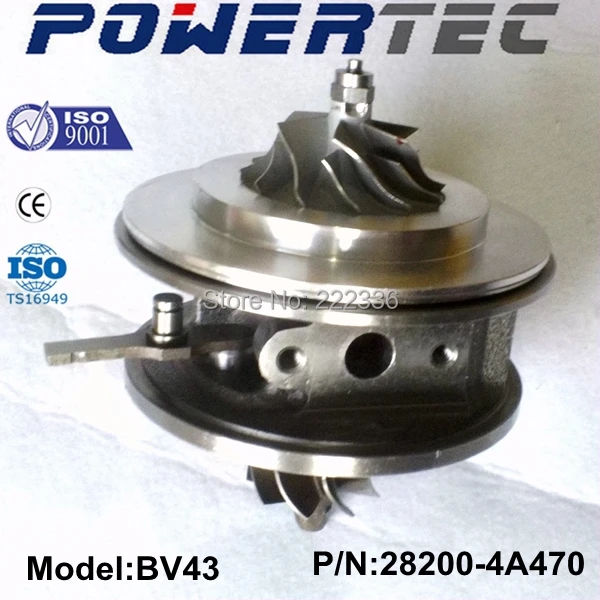 Турбокомпрессор KKK BV43 282004A470FF турбина 53039700122 chra для KIA Sorento 2 5 CRDi|kkk turbocharger|turbocharger