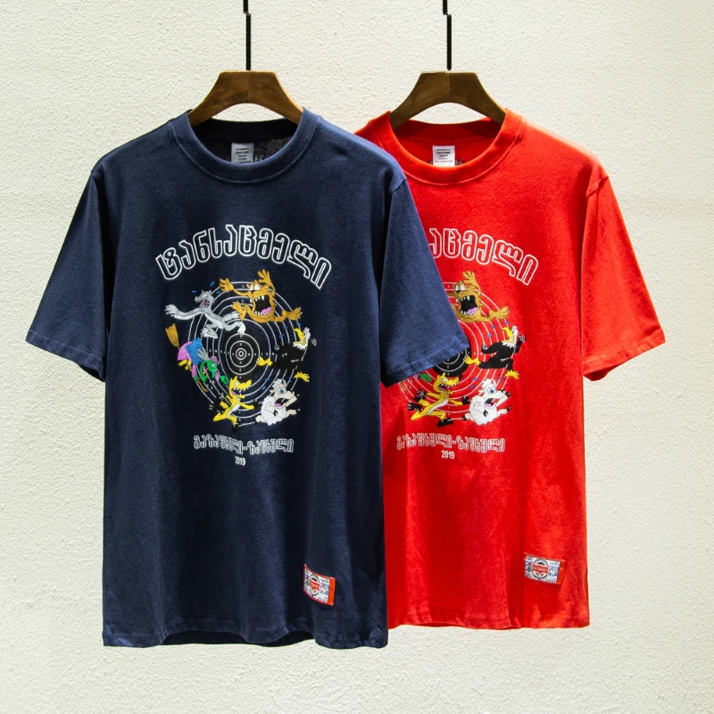 Vete/мужская футболка ts мужская и женская уличная модная Harajuku высокого качества