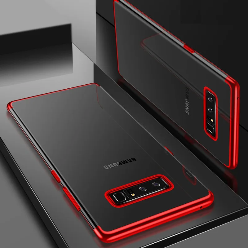 Чехол для телефона Samsung Galaxy S10 Plus прозрачный мягкий силиконовый чехол-бампер из