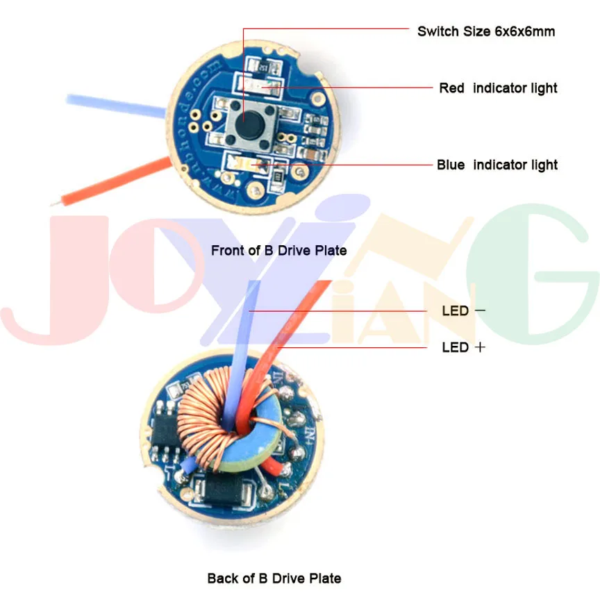JYL-8803 велосипед T6 свет драйвер платы PCB работает с 2 шт. 18650 батарея 7 4 в источник