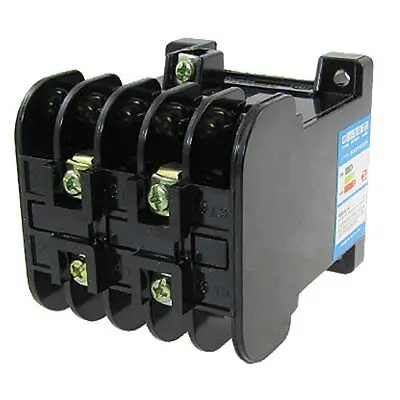 Контактор переменного тока с управлением двигателем 10 А 380 В катушка 3 полюса 2NO 2NC