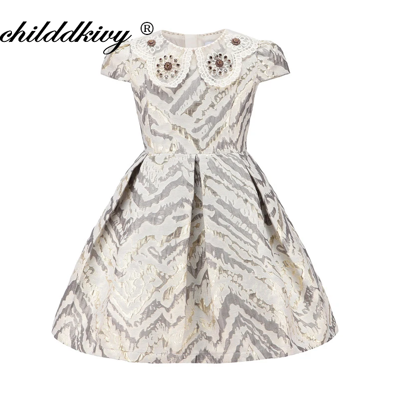 Детское платье принцессы для маленьких девочек рождественское праздничное от 3