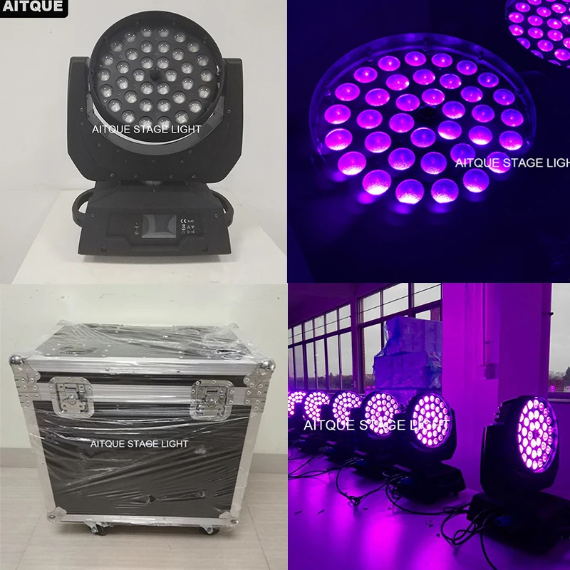 (F светильник чехол) ультрафиолетовый вечерние с движущейся головкой led wash 36 18 rgbwa