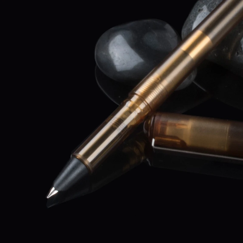 JINHAO 991 металлические прозрачные чернильные ручки 0 5/0 38/nib школьные и офисные