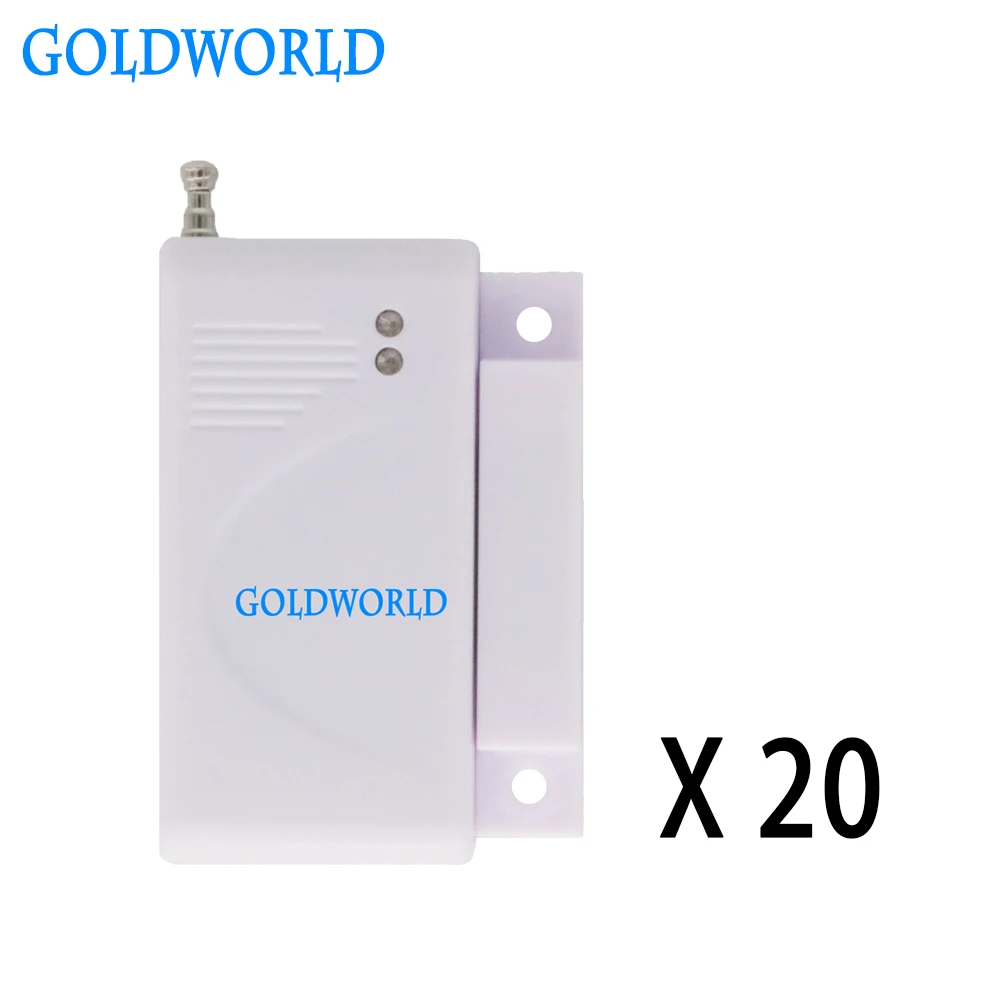 Магнитный контактный датчик GoldWorld беспроводной оконный дверной 433 МГц 1527 код для
