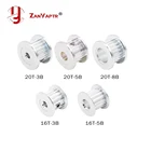 Алюминиевый Натяжной ремень ГРМ 2GT GT2, шкив 16T, 20T, зубья зубцов 3 мм, 5 мм, 8 мм, Ширина ремня ГРМ для 3D принтера 6 мм