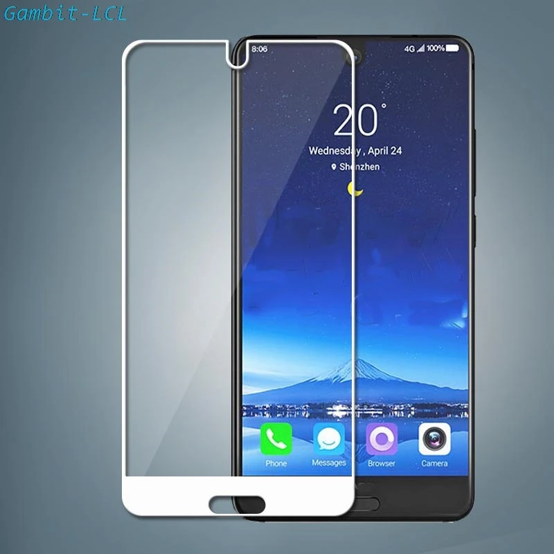 Защитная пленка для экрана Sharp Aquos S2 / C10 5,5 дюйма, закаленное стекло с полным покрытием, защитная пленка 9H 2.5D, 2 шт.