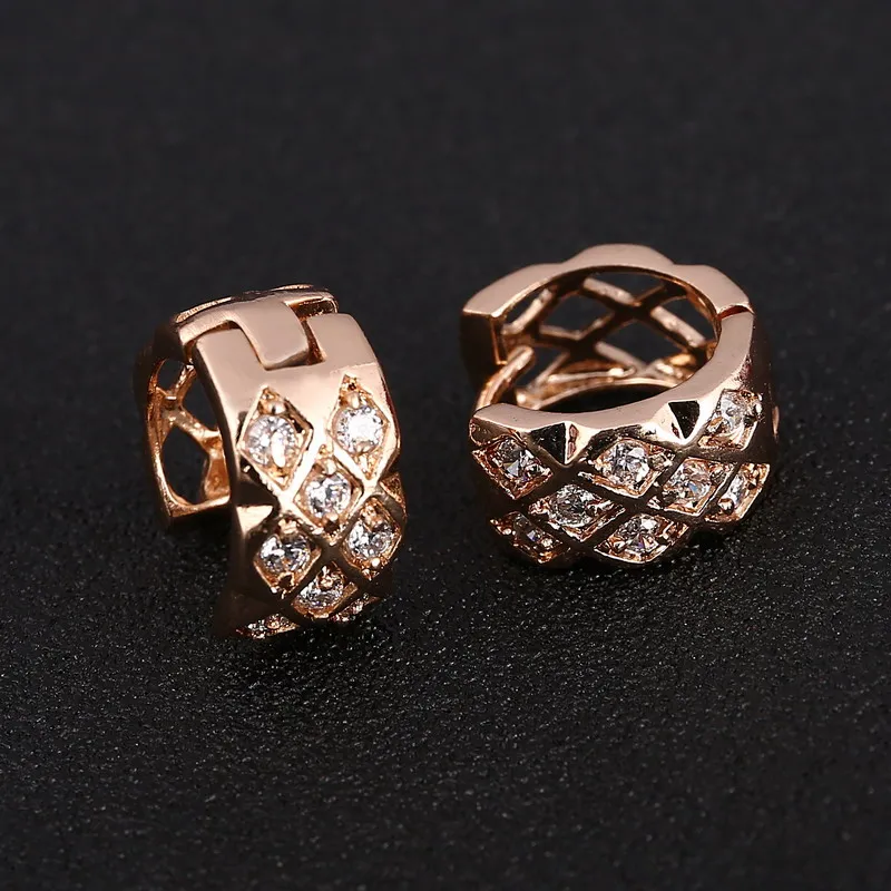 ZOSHI в винтажном стиле Стиль от известного бренда серьги виде колец свадебные