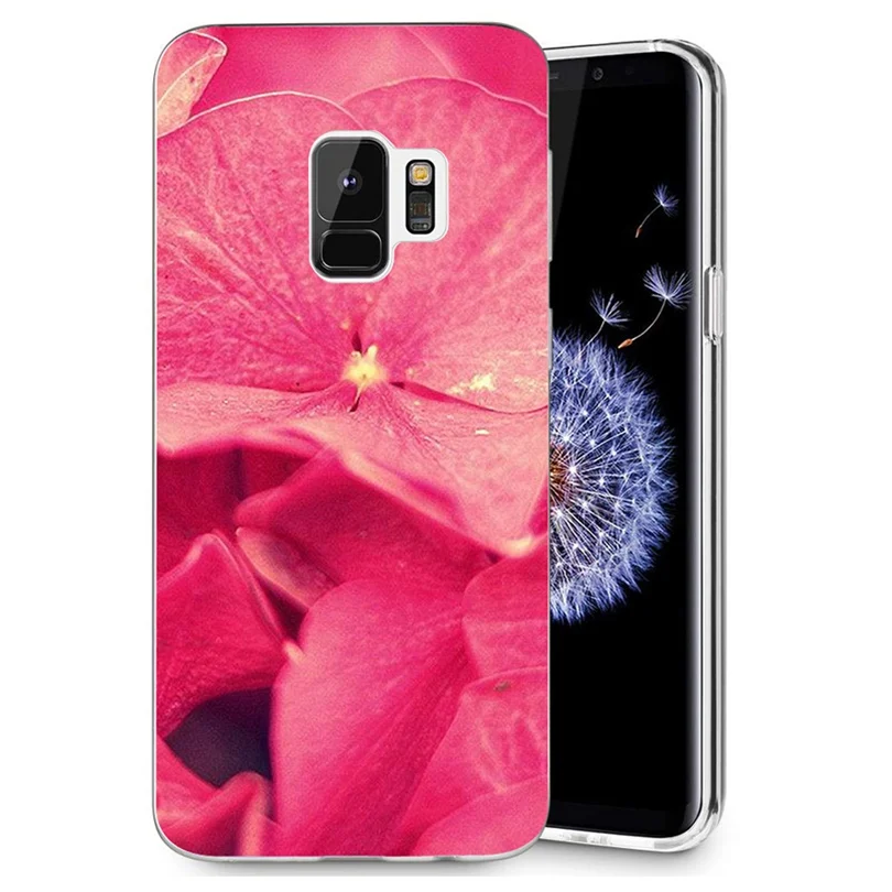 Чехол для телефона с вишневым цветком Samsung Galaxy S9 S9Plus S8 Plus S7 edge Note8 сумка Красивая