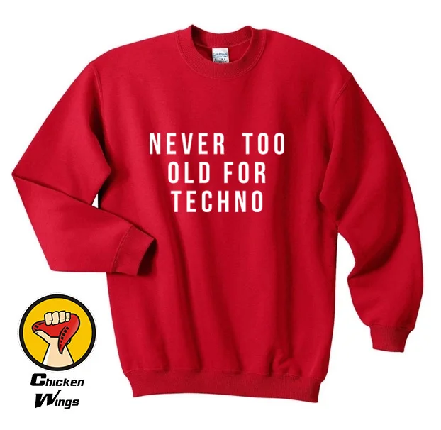 Футболка с принтом Never Too старая для мужчин черная футболка графическим