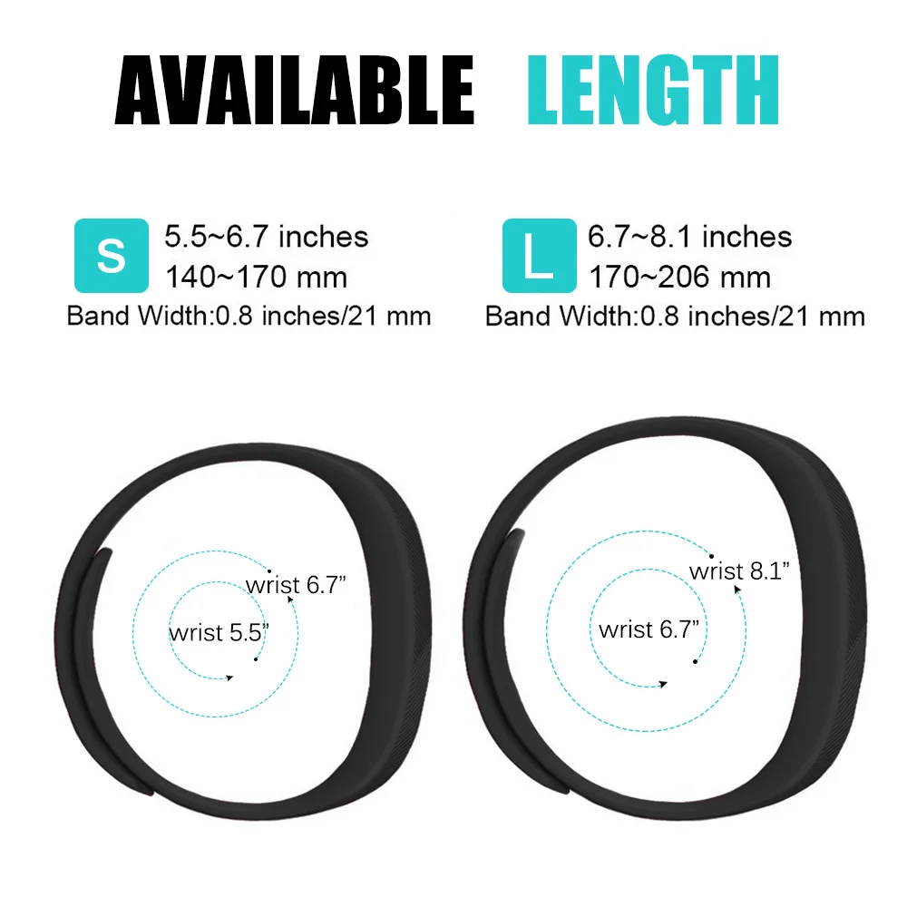 Baaletc для Fitbit Flex 2 Band 6 цветов Мягкая силиконовая лента ремешок для Fibit Flex 2 браслет аксессуары маленький большой