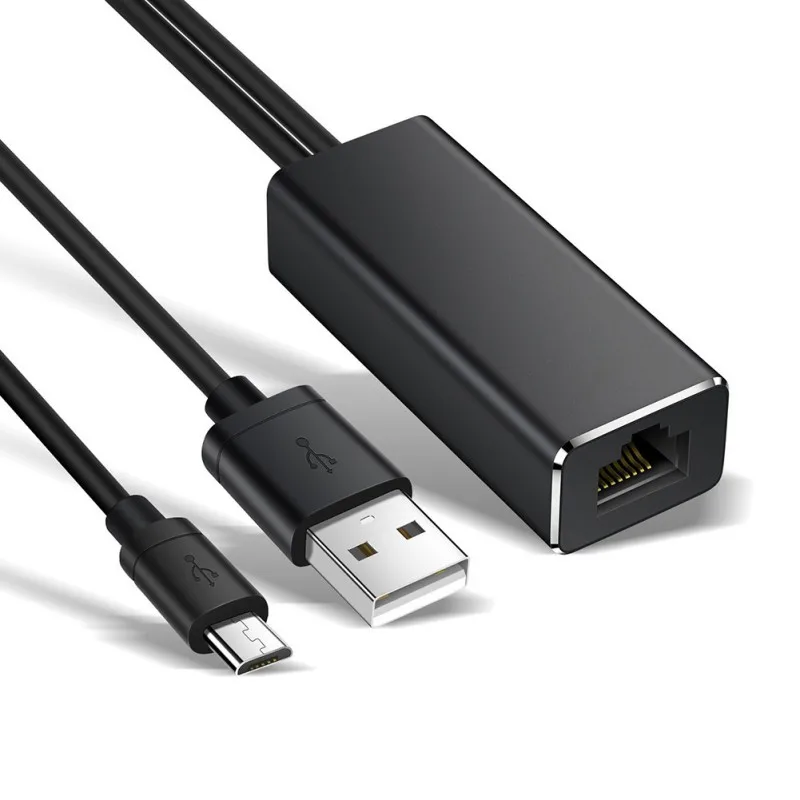 Ultra Audio TV Stick RJ 45 Ethernet Adapter Micro USB For Fire Chromecast 2 1 Google | Электроника