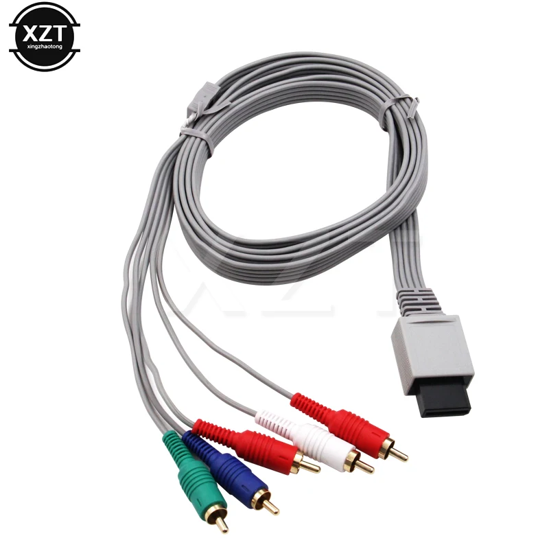 Внешний компонент 1080 P HDTV AV аудио адаптер 1 8 м кабель шнур провод 5 RCA для Nintendo Wii Wi i U
