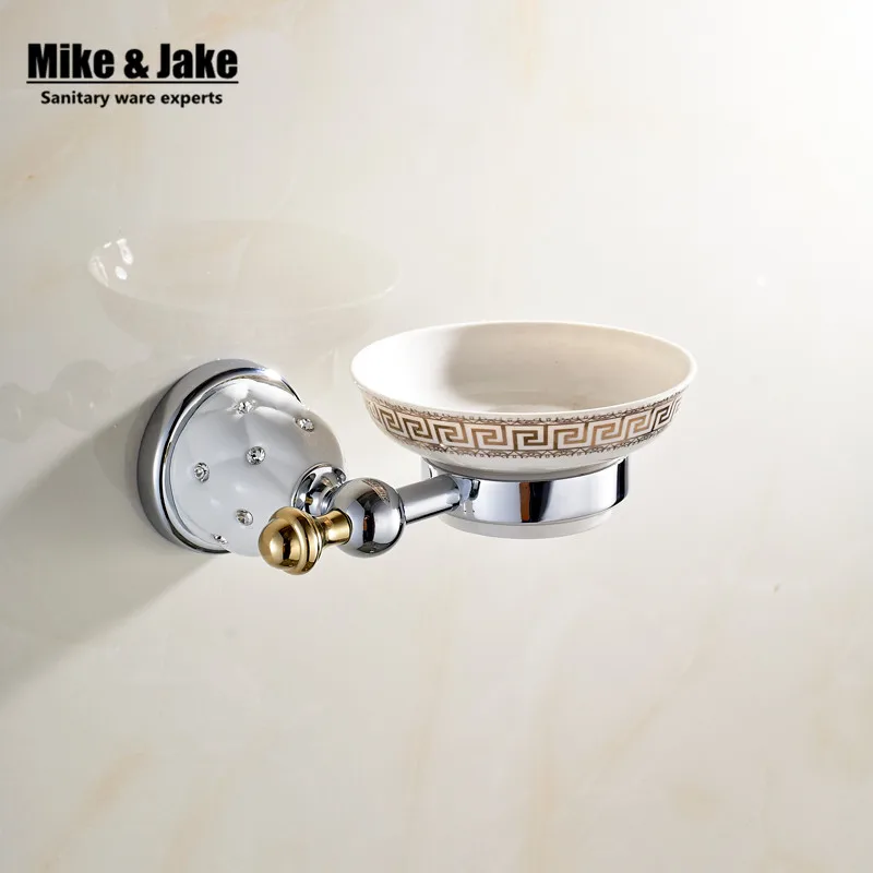 Бриллиантовая подставка для мыла/держатель Твердый латунный держатель мыла