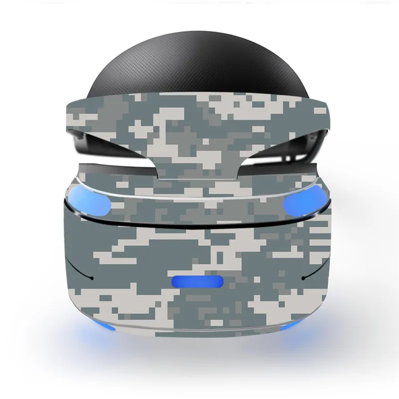 Камо Камуфляж Армия Зеленый Синий Дизайн Наклейка Стикера Кожи для Sony Playstation PS VR