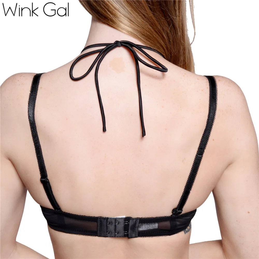Wink Gal 2015 сексуальный прозрачный комплект нижнего белья ультратонкий женский
