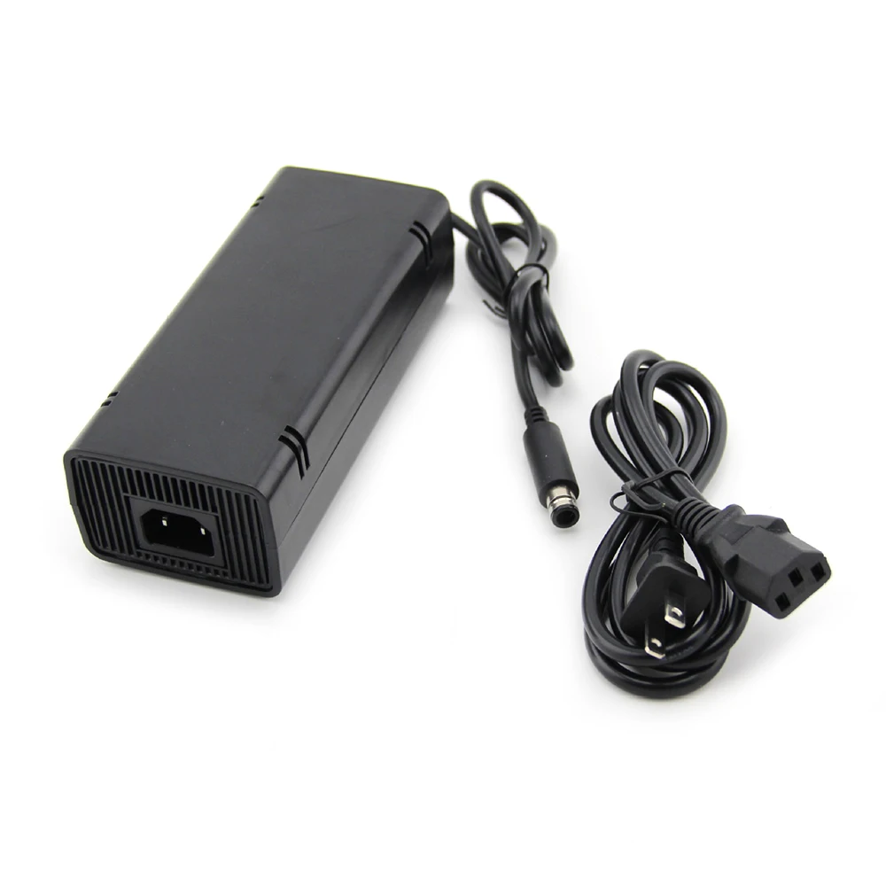 США Plug AC 100-240 В 2A адаптер зарядное устройство Шнур питания для Xbox 360E кирпичная консоль
