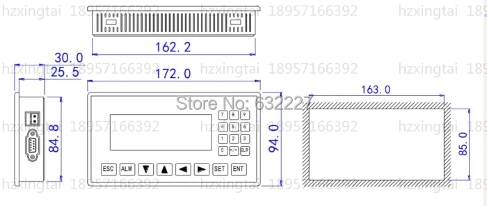 Текстовый дисплей совместимый с Xinje Eview текст MD204Lv4 MD204L поддержка 232 422 485