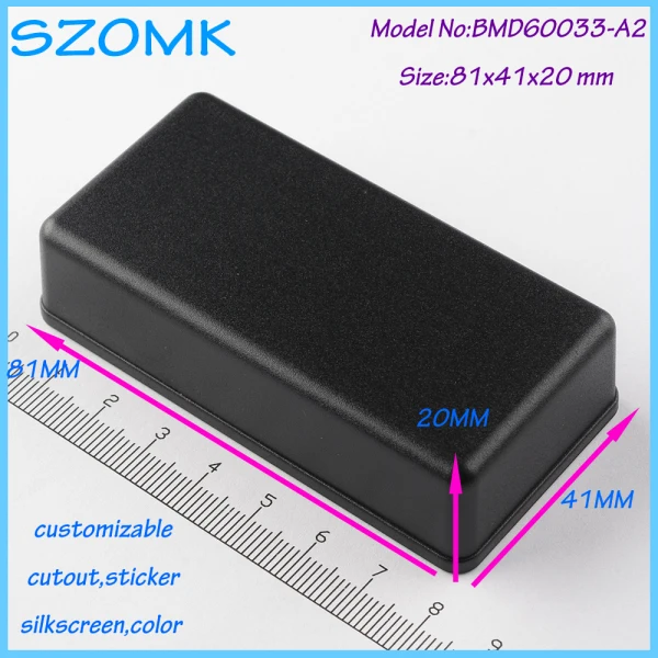 10 шт. электронная цепь коробка пластик abs пластиковый корпус черный цвет