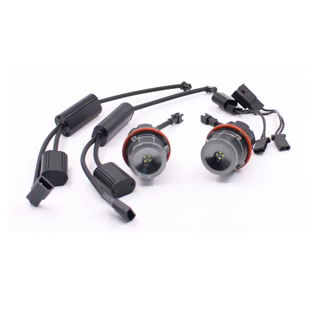 Комплект из 2 предметов высокого Мощность 20 Вт 40 светодиодный Ангел глаз Halo