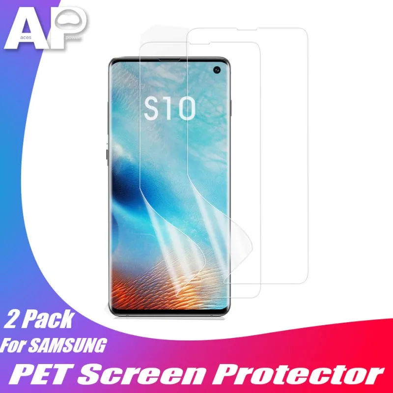 Acespower 2 шт. полное покрытие 3D изогнутая защита экрана ПЭТ мягкая HD высокая