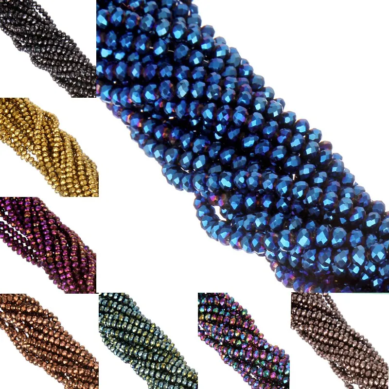 145 шт./4 мм Круглые разноцветные стеклянные бусины в ассортименте|jewelry pin|jewelry leather