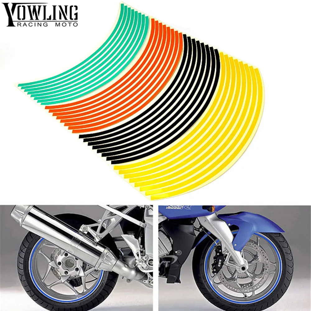 Цветные наклейки на колеса мотоцикла для Honda CB1000R CB1100 CB600F CB600 CBR 300 650F 1000R