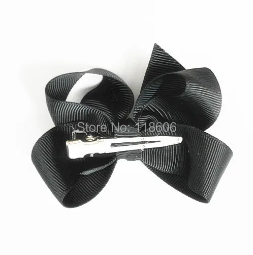 80 шт./лот цветочный принт предварительно изготовленный ленточный бант