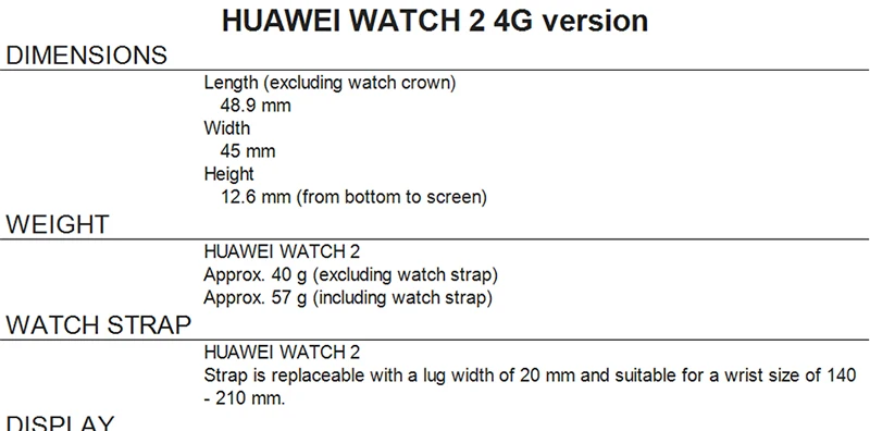 Смарт-часы huawei Watch 2, поддержка LTE, 4G, Версия Телефона, трекер сердечного ритма для Android, iOS, IP68, водонепроницаемые, NFC, gps