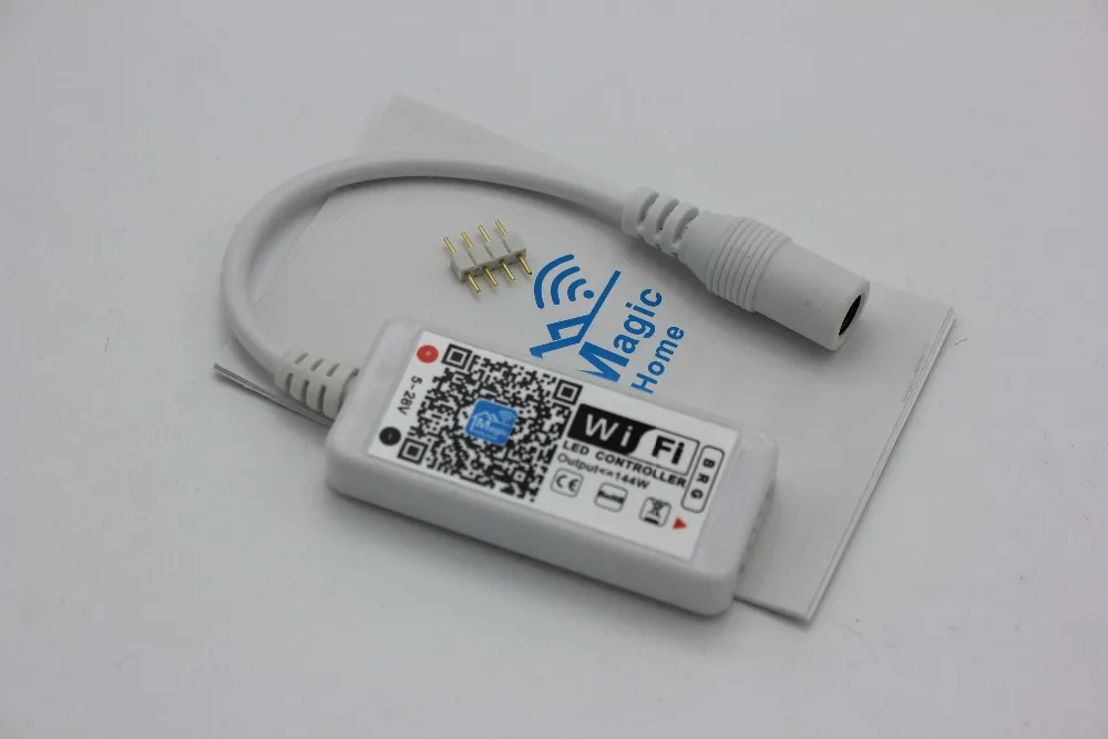 Миниатюрный контроллер для светодиодной ленты 5050 RGBW с wi fi|rgb controller|mini controllerwifi led |