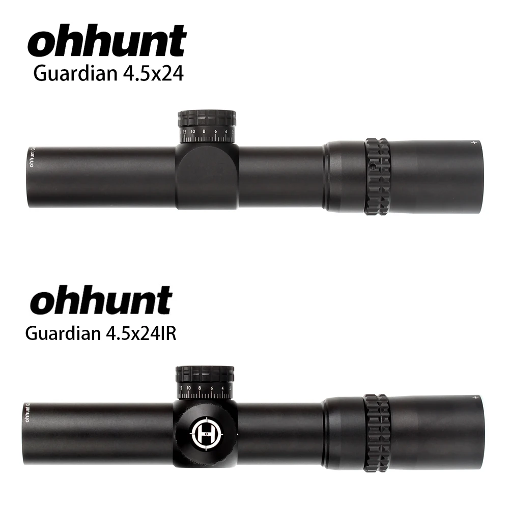 Ohhunt Guardian 4 5x24 Охотничья винтовка прицел 30 мм трубка тактическая Оптика 1/2 полумил