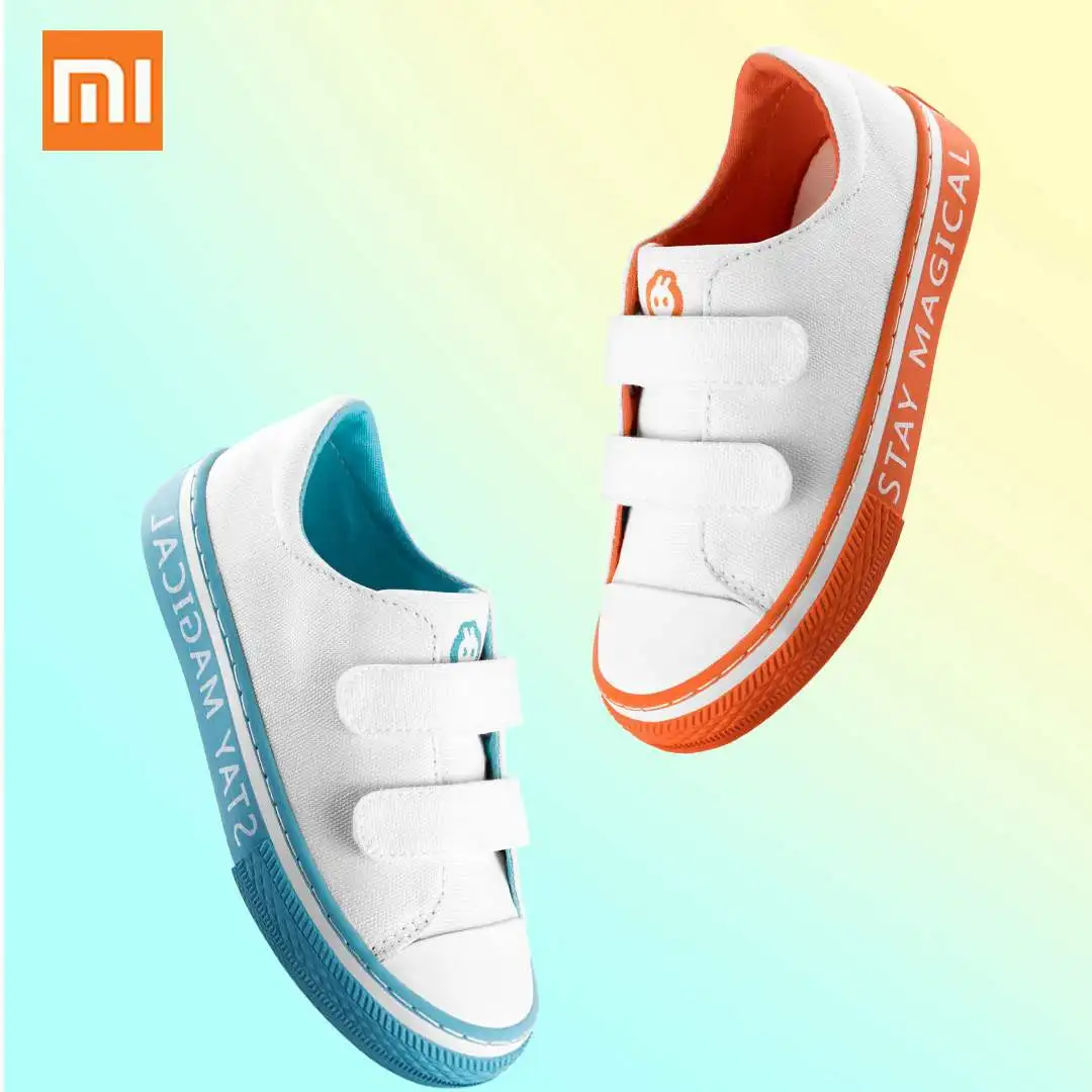 Детская парусиновая обувь Xiaomi нескользящая повседневная на резиновой подошве