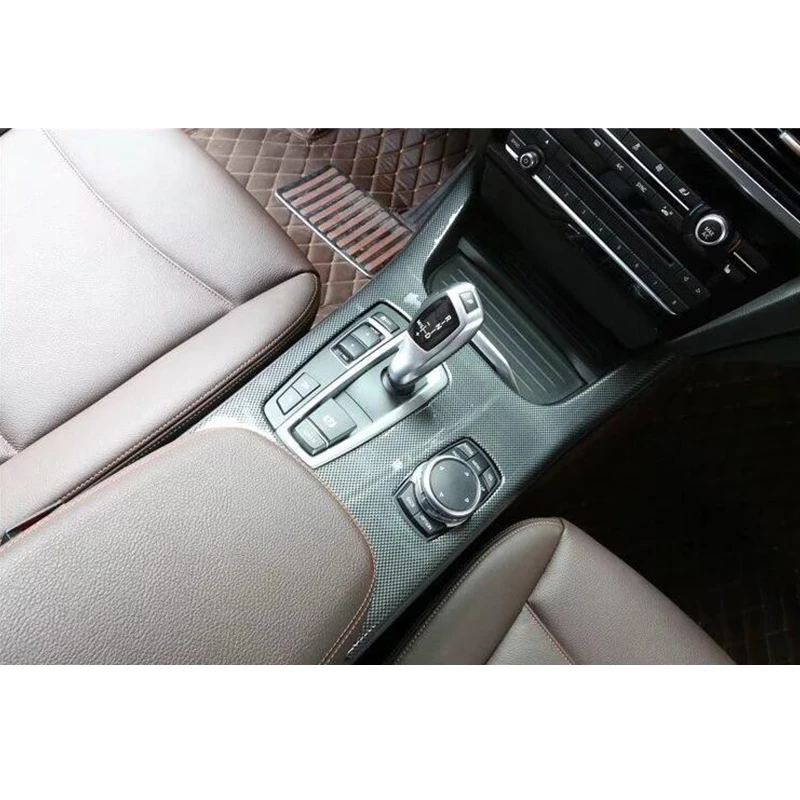 Углеродное волокно Цвет для BMW X3 F25 2011-2017 &amp X4 F26 2015-2017 панель рычага переключения