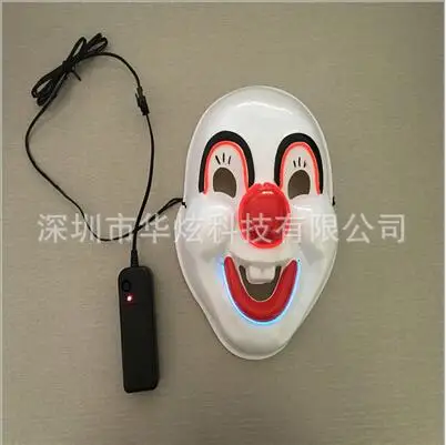 Маска клоуна со светодиодной подсветкой на новый год 2017 | Дом и сад