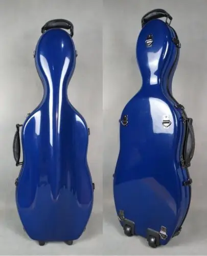 

1pcs adjustable hard glass fiber blue Viola case for viola 15"-17 inch