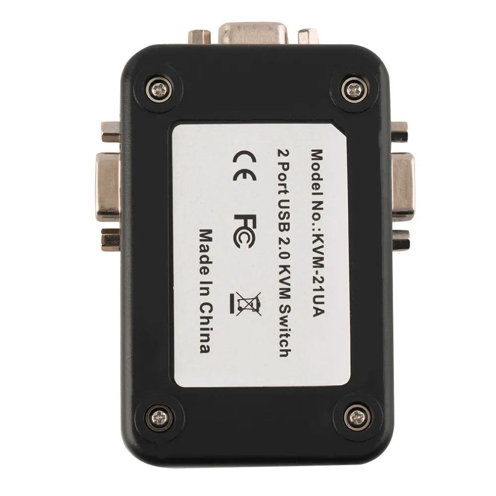 KVM-переключатель 2 порта USB 0 VGA/SVGA для совместного использования монитора