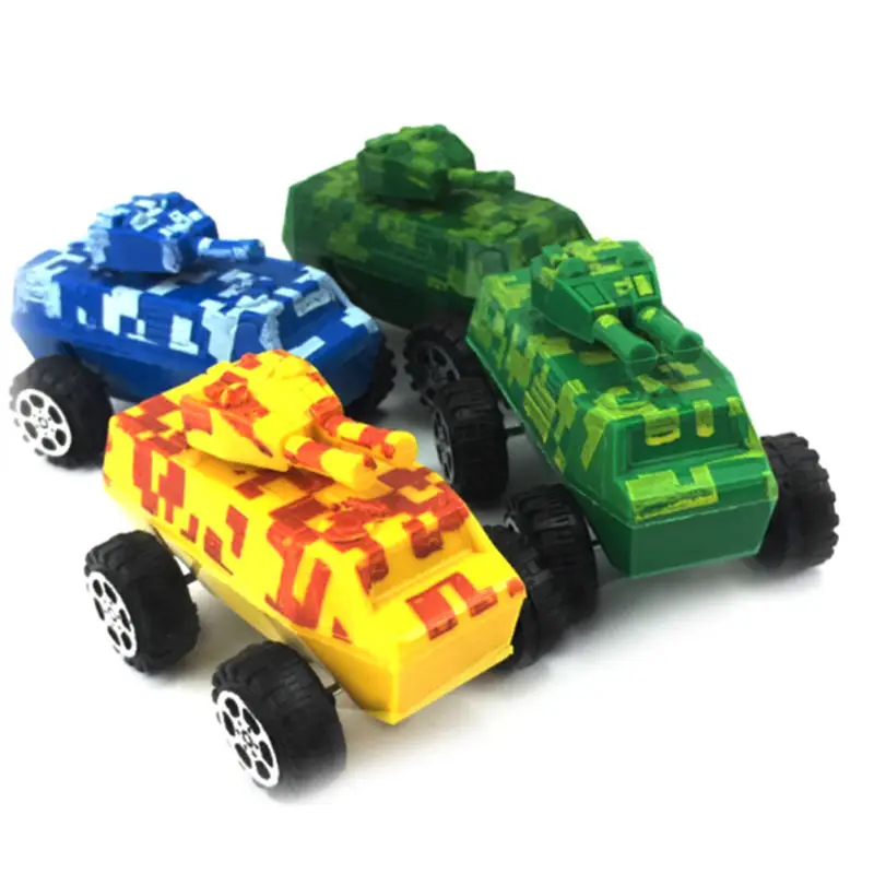 Plastic Army Green Tank Model Miniature Toy Hobbies Kids Educational Gift |