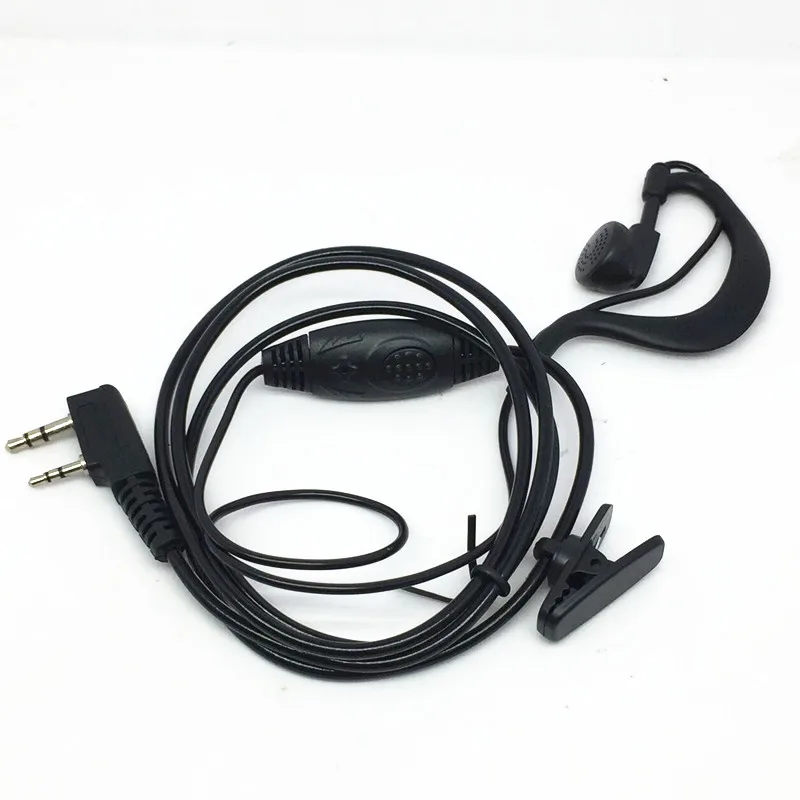 Новые Кристальные черные наушники baofeng BF888S UV5RE UV5REPLUS UV5RO для радиоприемников kenwood