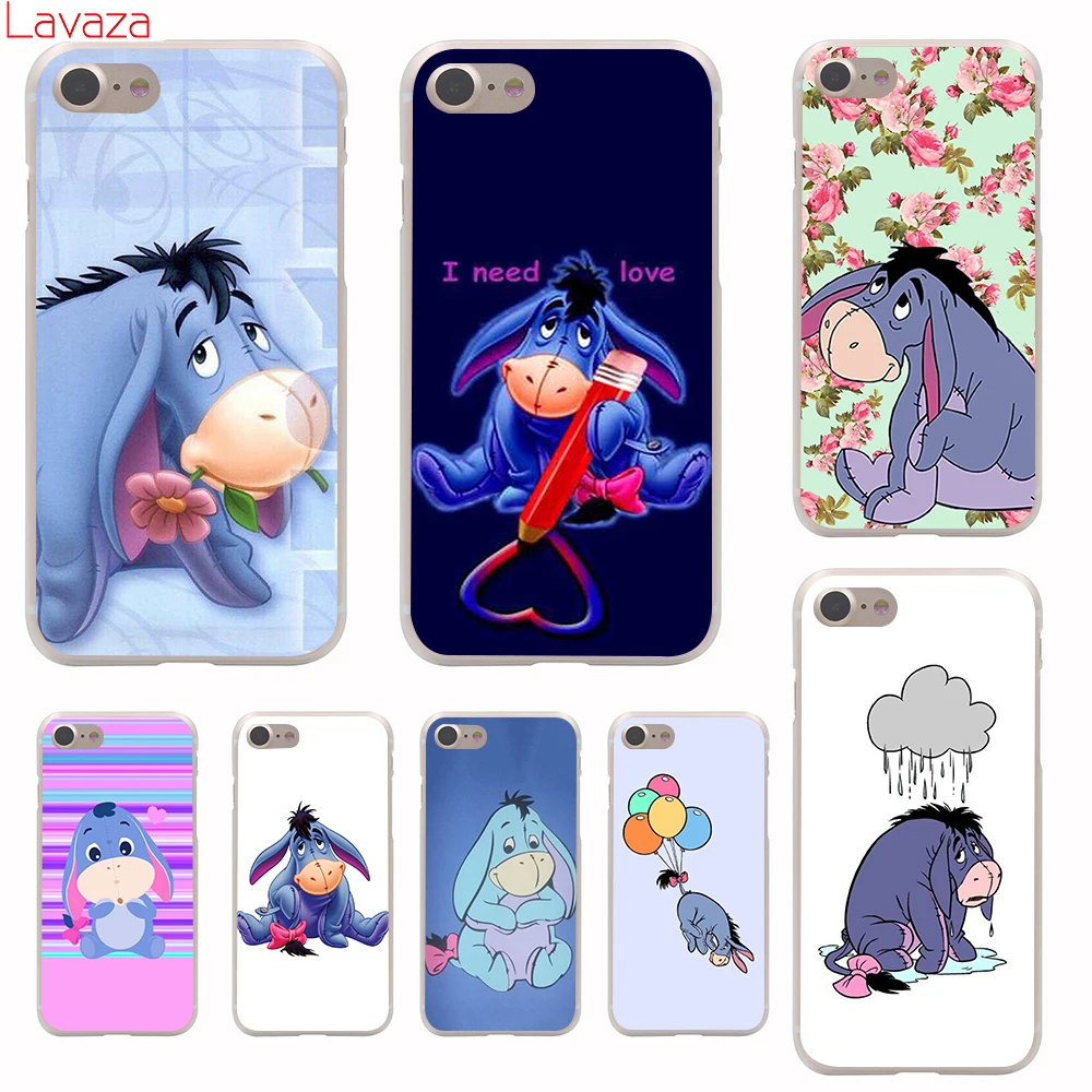 Lavaza Baby Eeyore Donkey жесткий чехол для телефона Apple iPhone 6 6s 7 8 Plus X 5 5S SE XS Чехлы MAX XR |