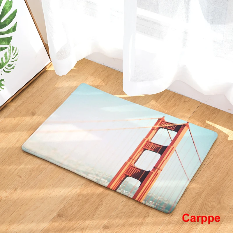 2017 новые маленькие ковры с принтом Нескользящие кухонные коврики для дома