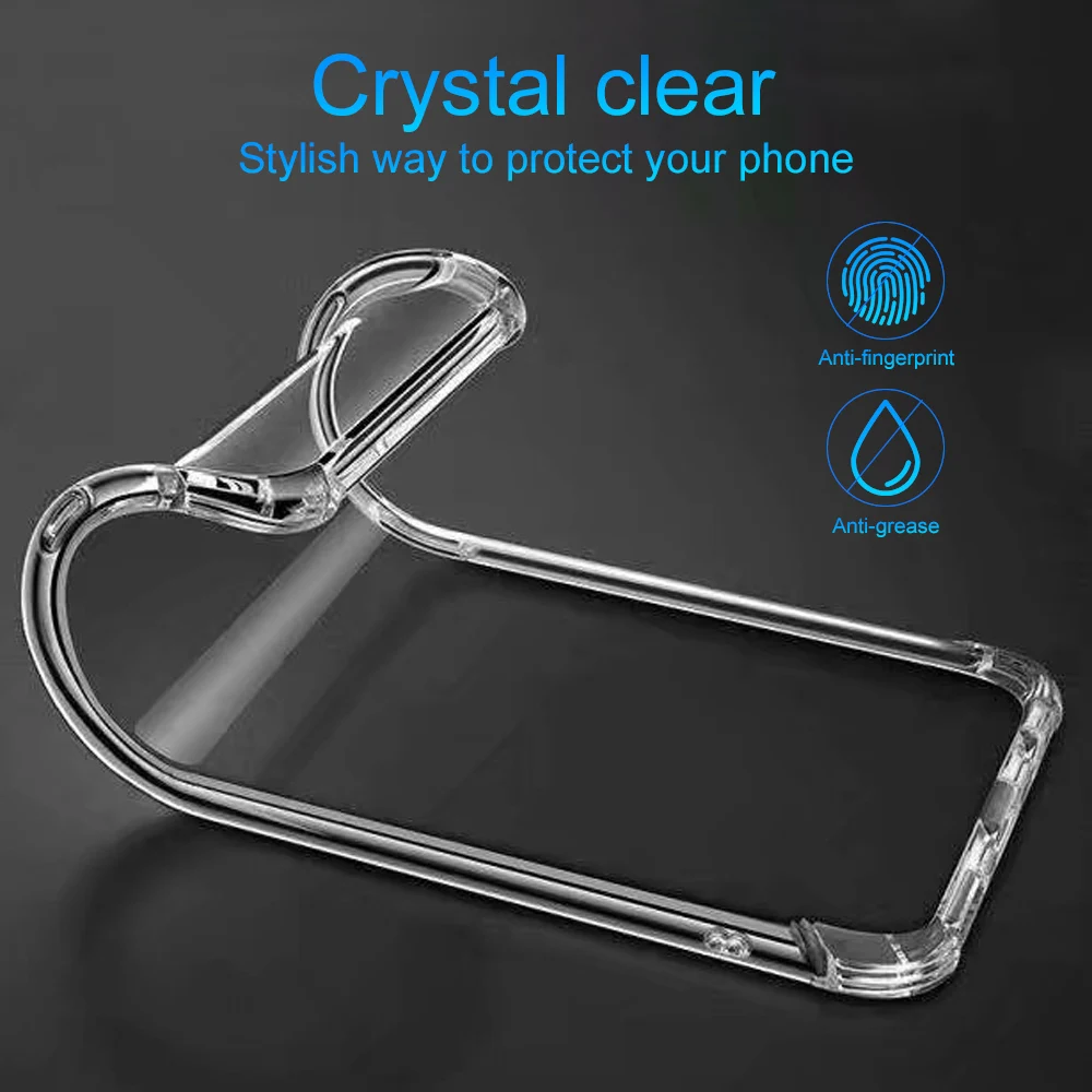 NYFundas case for samsung galaxy s10 s9 8 A6 2018 plus note 9 s10e s10+ Transparent Airbag 360 Silicone TPU shockproof cover |