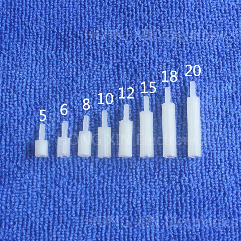 1 шт. Белая нейлоновая прокладка M2 * 10 + 6 мм | Обустройство дома
