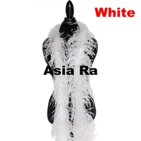 10 meter white color ostrich feather boa 2 meterpc marabou feather boa wedding party costume shawl craft