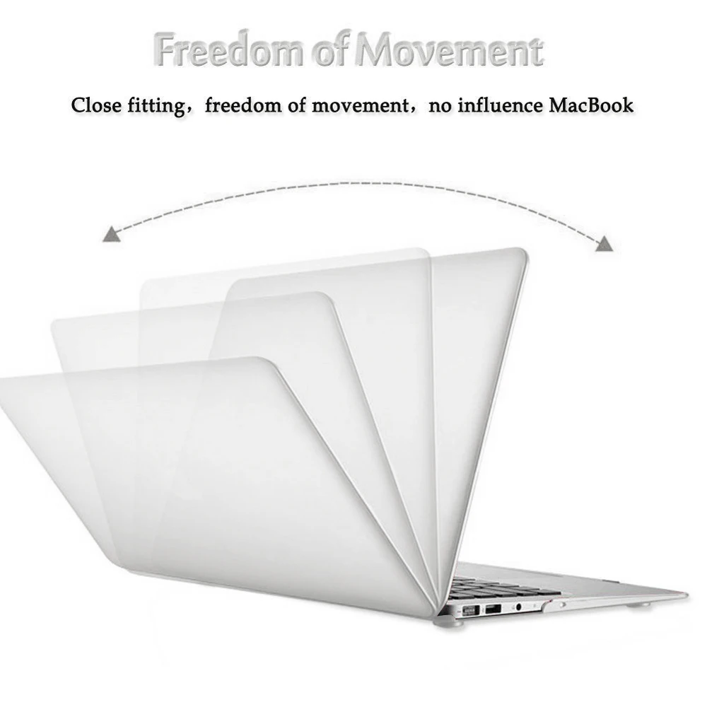 White Matte Frosted Surface Case Anti Clear Cover Protector for Macbook Air 11 13 Pro Retina 15 Full Protect IClover | Компьютеры и