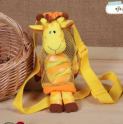 Giraffe Детская милая сумка, плюшевые сумки с мультяшным питателем, для малышей, для кормления, YYT184 - Цвет: Giraffe