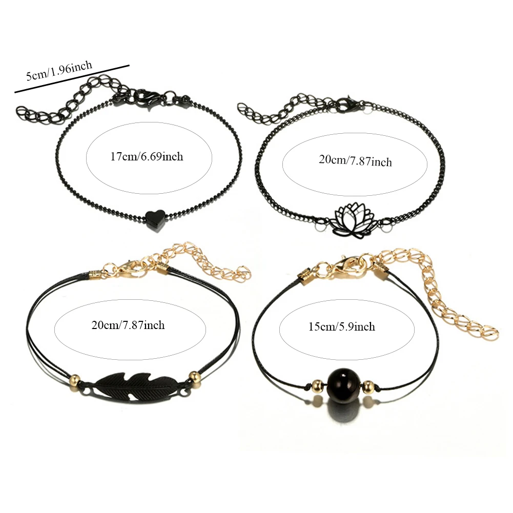 Модный браслет в богемном стиле с узлом виде листьев Ручной Браслет манжета