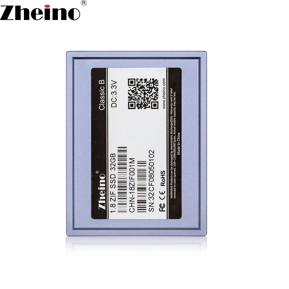 Zheino 1.8 дюймов ZIF CE 32 ГБ SSD internal Solid диск 2D MLC NAND Flash 5 мм жесткий для ноутбука