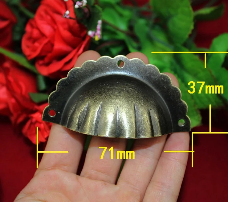 Металлическая ручка в виде ракушки 71*37 мм|cabinet ware|cabinet furniture handleshandle shower |